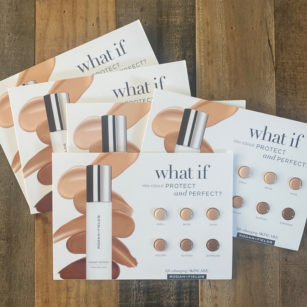 5 Pack R+F Radiant Defense Sample Makeup